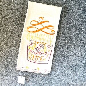 FALL Dish Towel “Pumpkin Spice & Everything Nice”